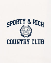 T-shirt Essential Varsity Crest - Écru/Bleu marine