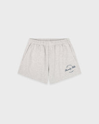 Short disco Beverly Script - Gris chiné/Bleu marine