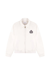 Veste zippée NY Crest - Écru & Bleu Marine