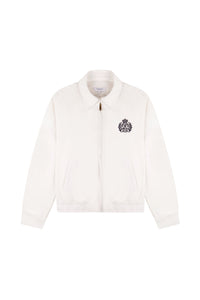 Veste zippée NY Crest - Écru & Bleu Marine
