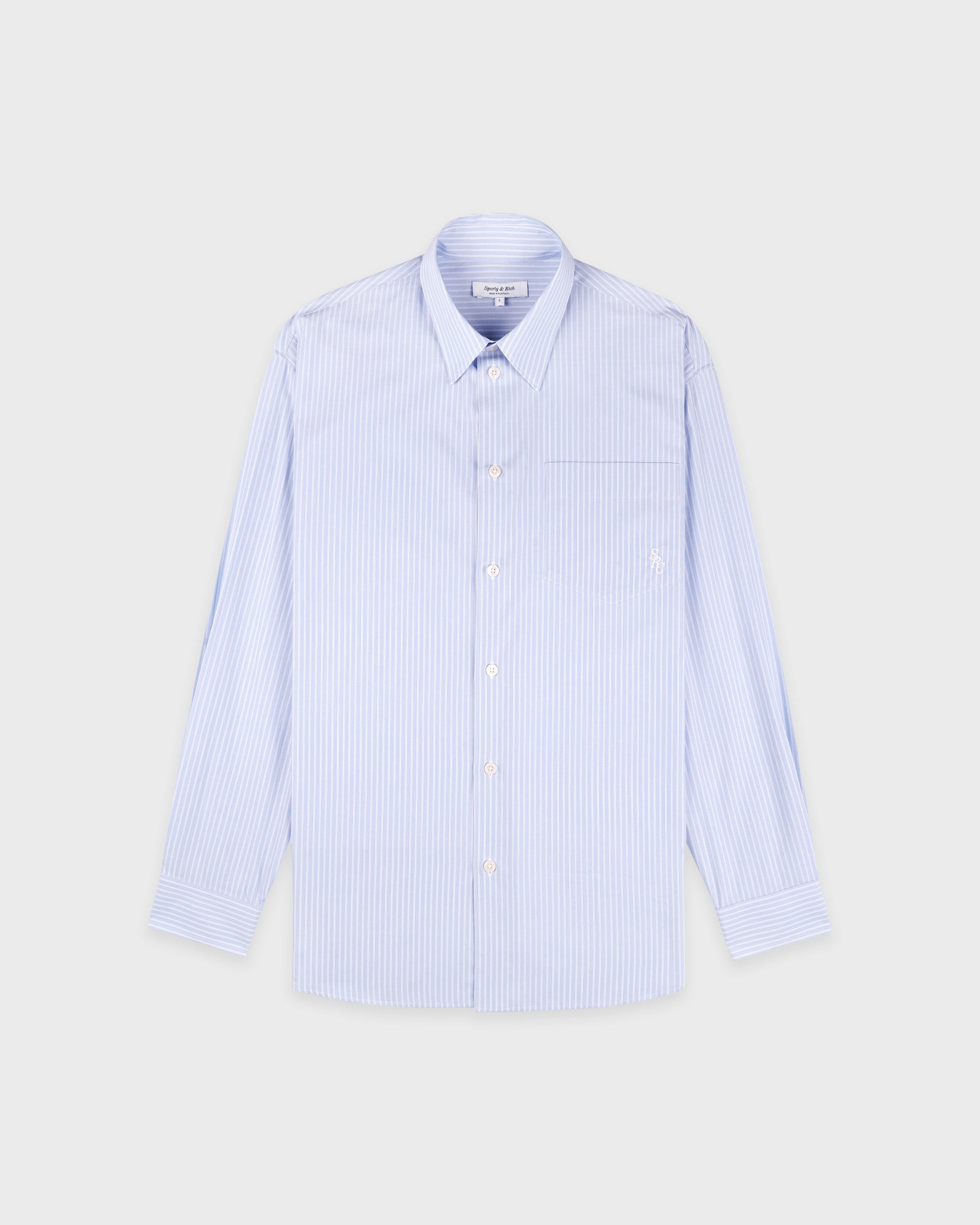 Chemise oversize SRC - Rayures bleues