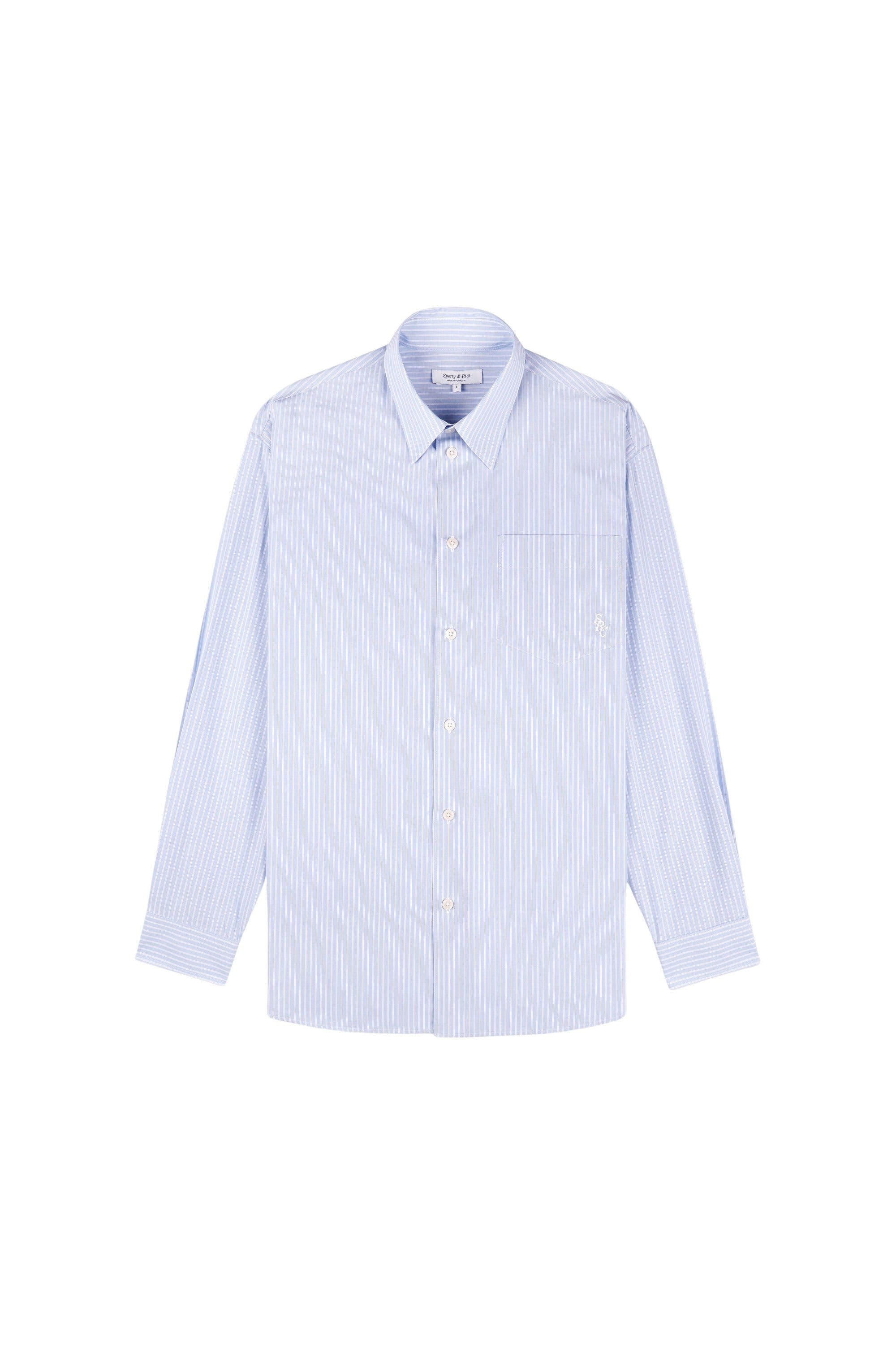 Chemise oversize SRC - Rayures Bleues