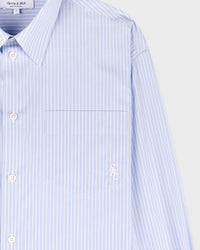 Chemise oversize SRC - Rayures bleues
