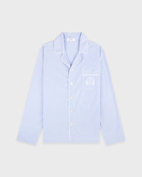 Chemise de pyjama NY Crest - Rayures bleues