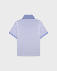 Polo NY Crest Prep - Rayures bleu pervenche