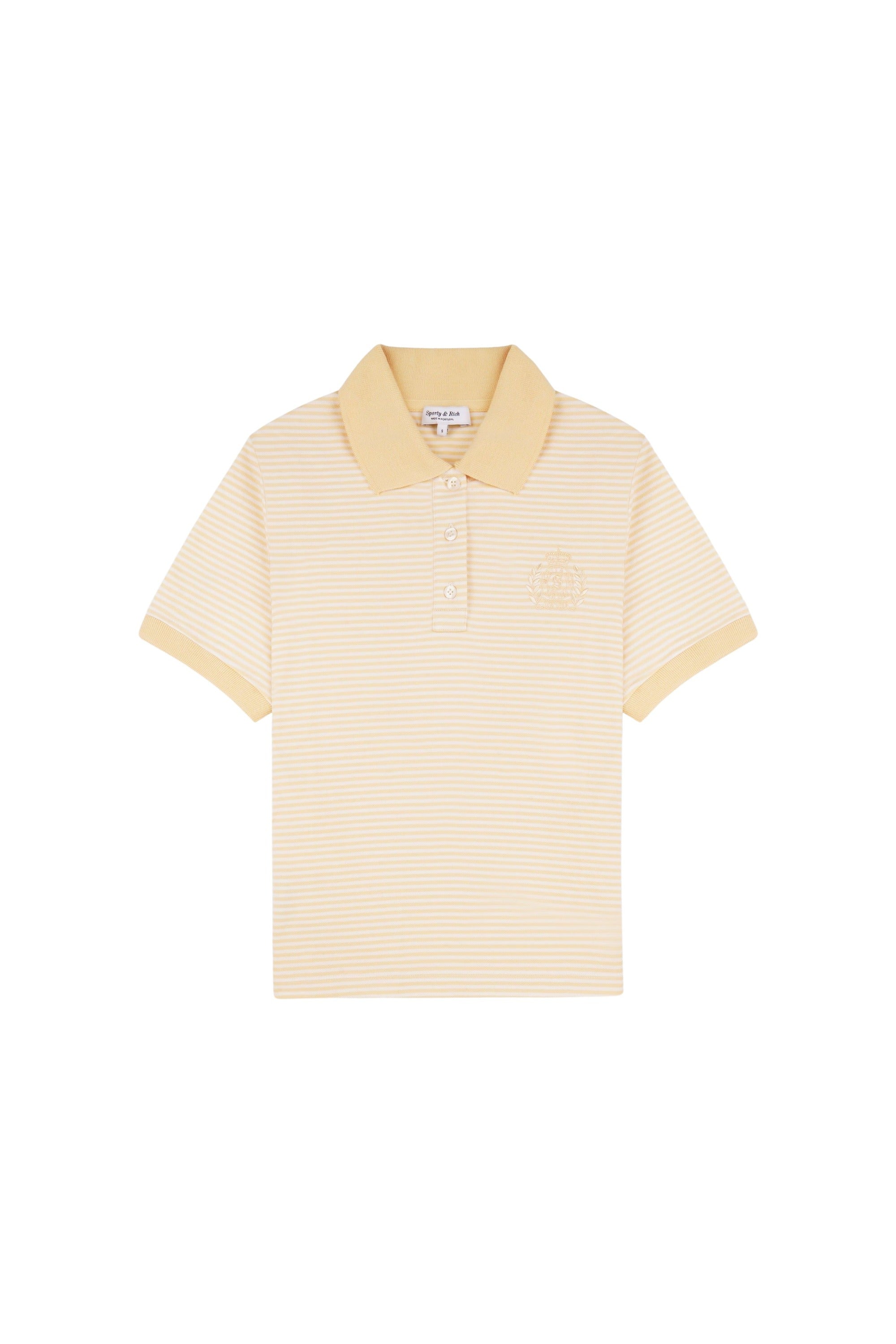 Polo NY Crest Prep - Rayures Amande
