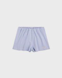 Short « House » avec logo Signature - Rayures pervenche