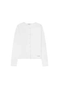 Cardigan à logo emblématique - Blanc