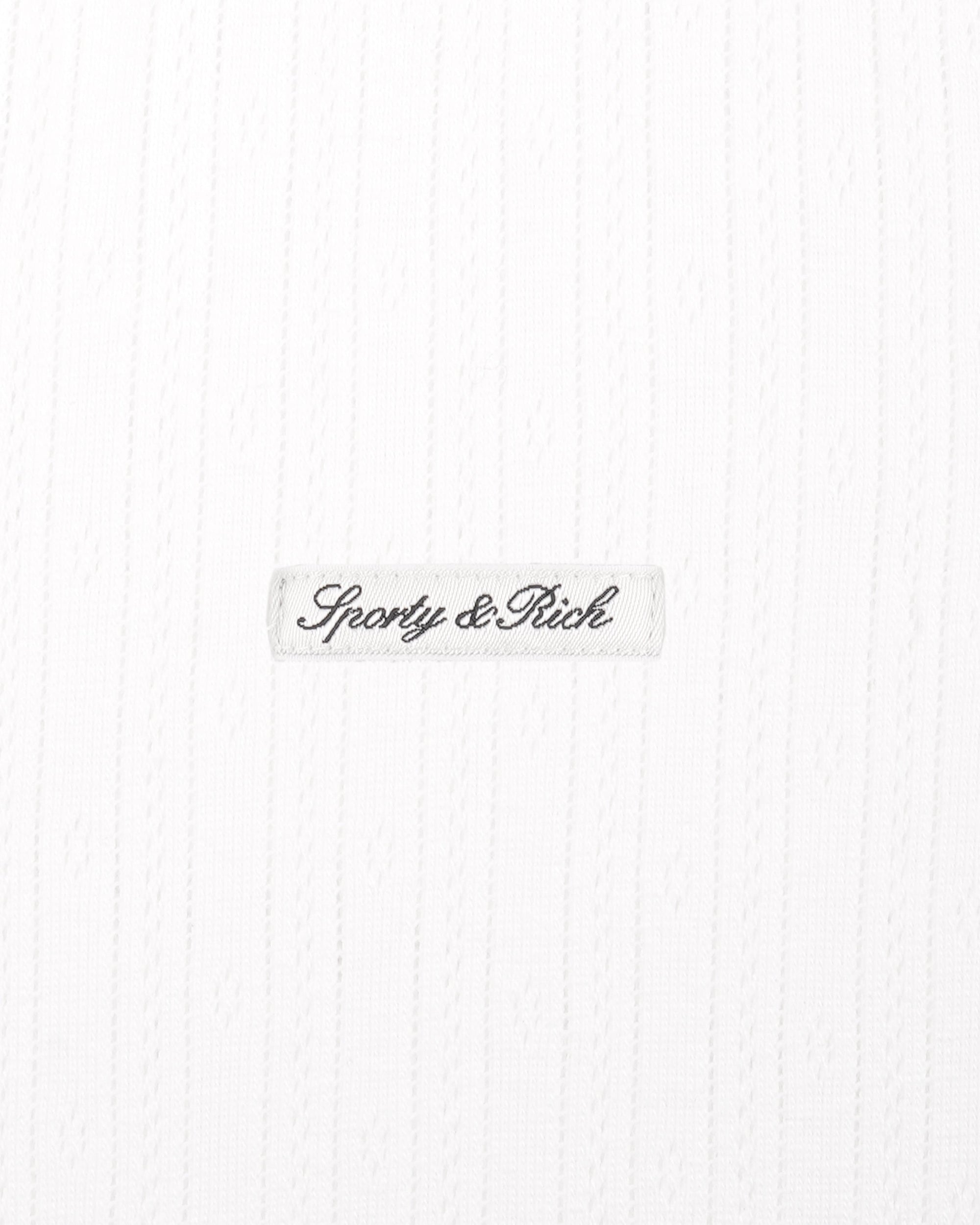 Débardeur Pointelle Signature Logo - Blanc