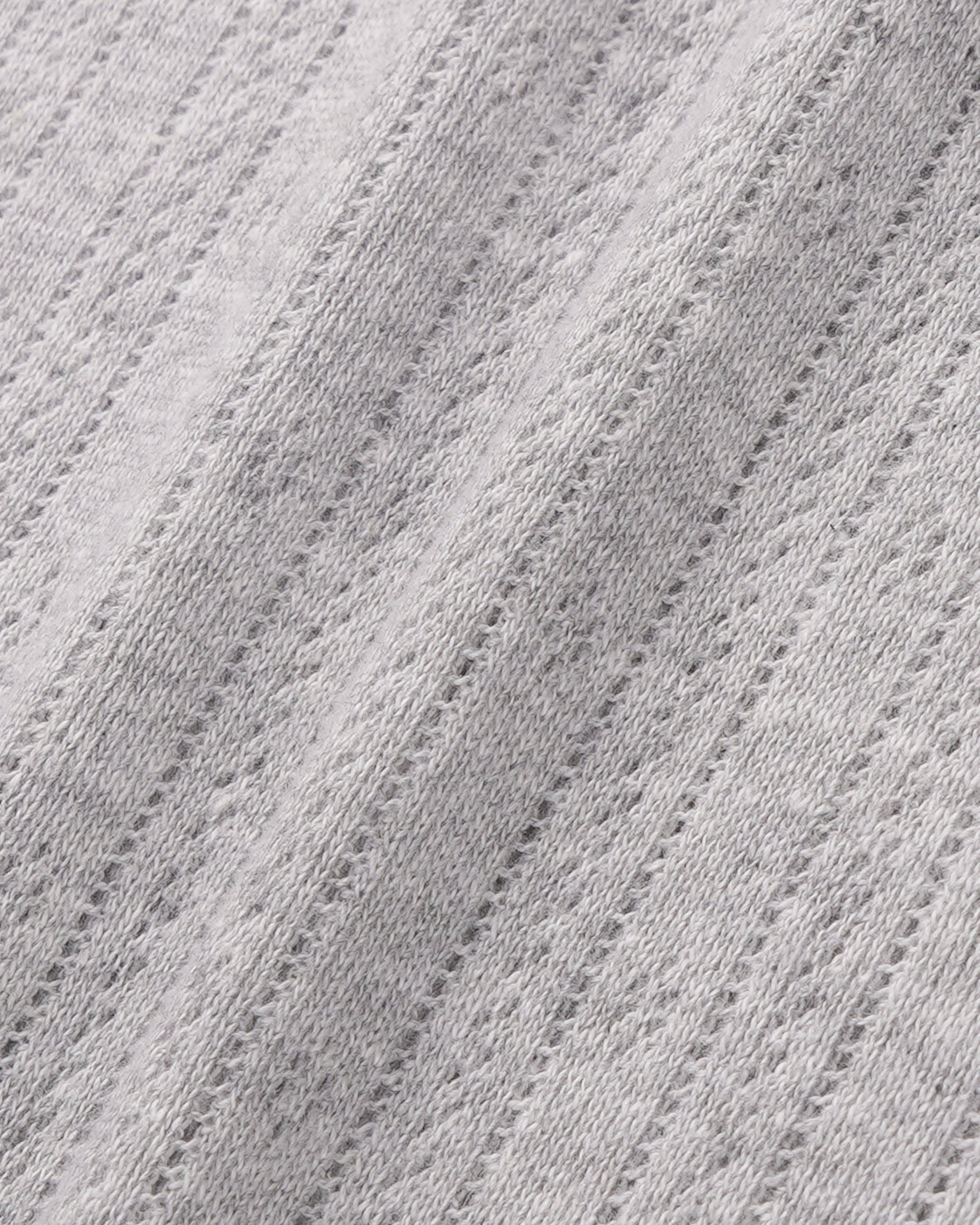 Short en pointelle avec logo Signature - Gris chiné