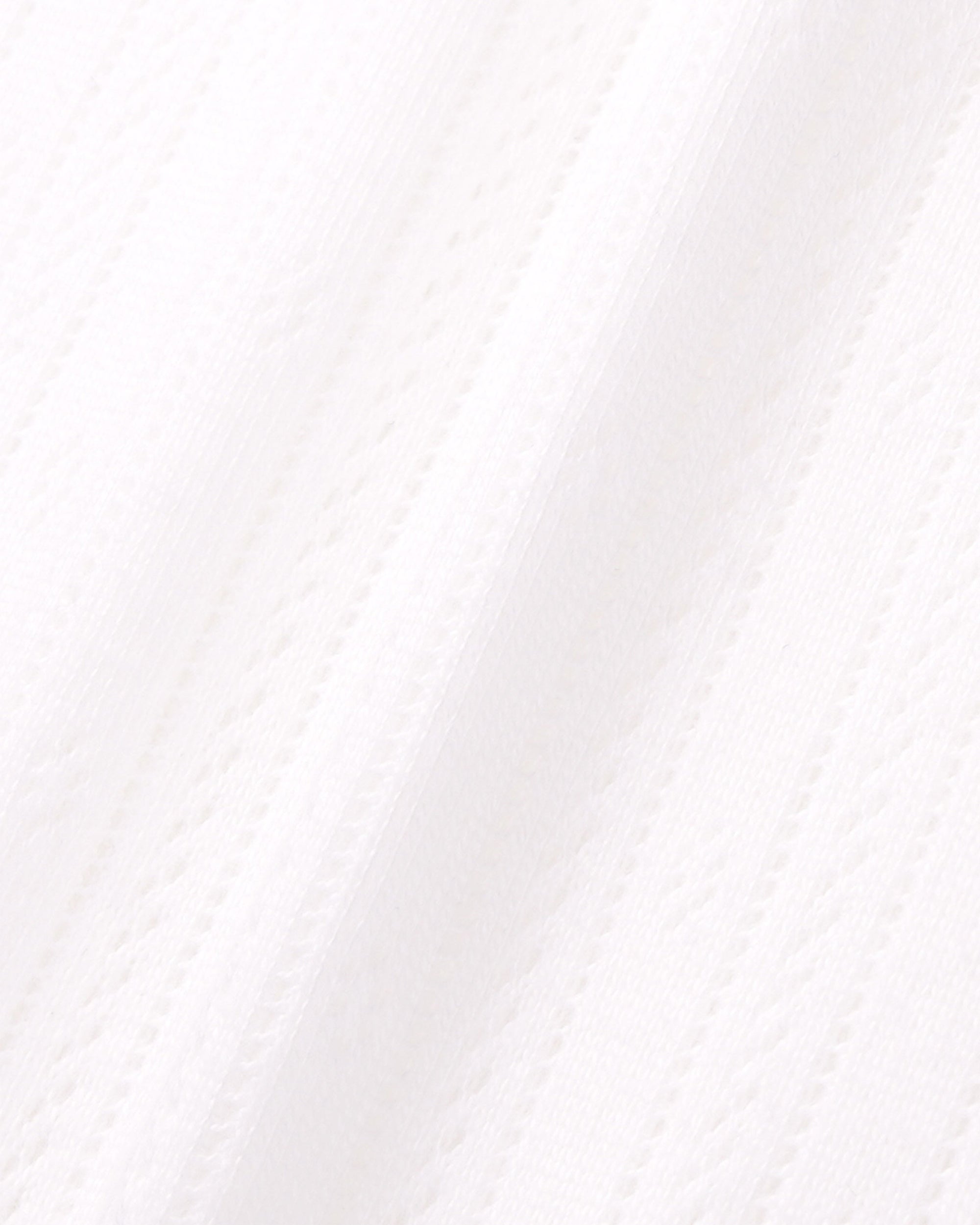 Short en pointelle avec logo Signature - Blanc
