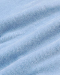 Sweat à capuche zippé en velours « Juicy Script » - Bleu ciel