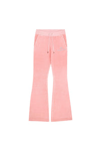 Pantalon de survêtement Juicy Script en velours - Rose