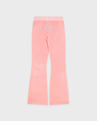 Pantalon de survêtement en velours « Juicy Script » - Rose