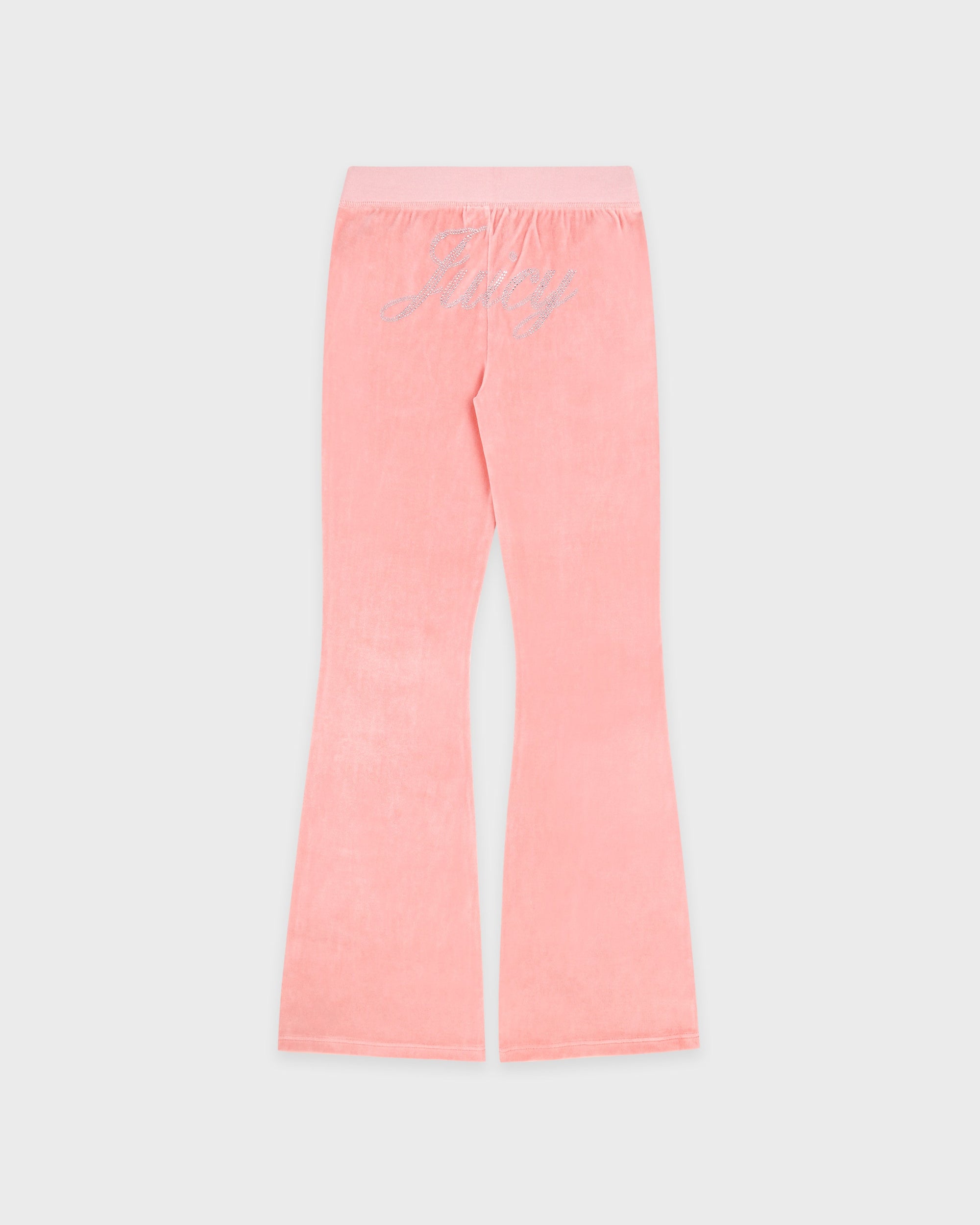 Pantalon de survêtement en velours « Juicy Script » - Rose