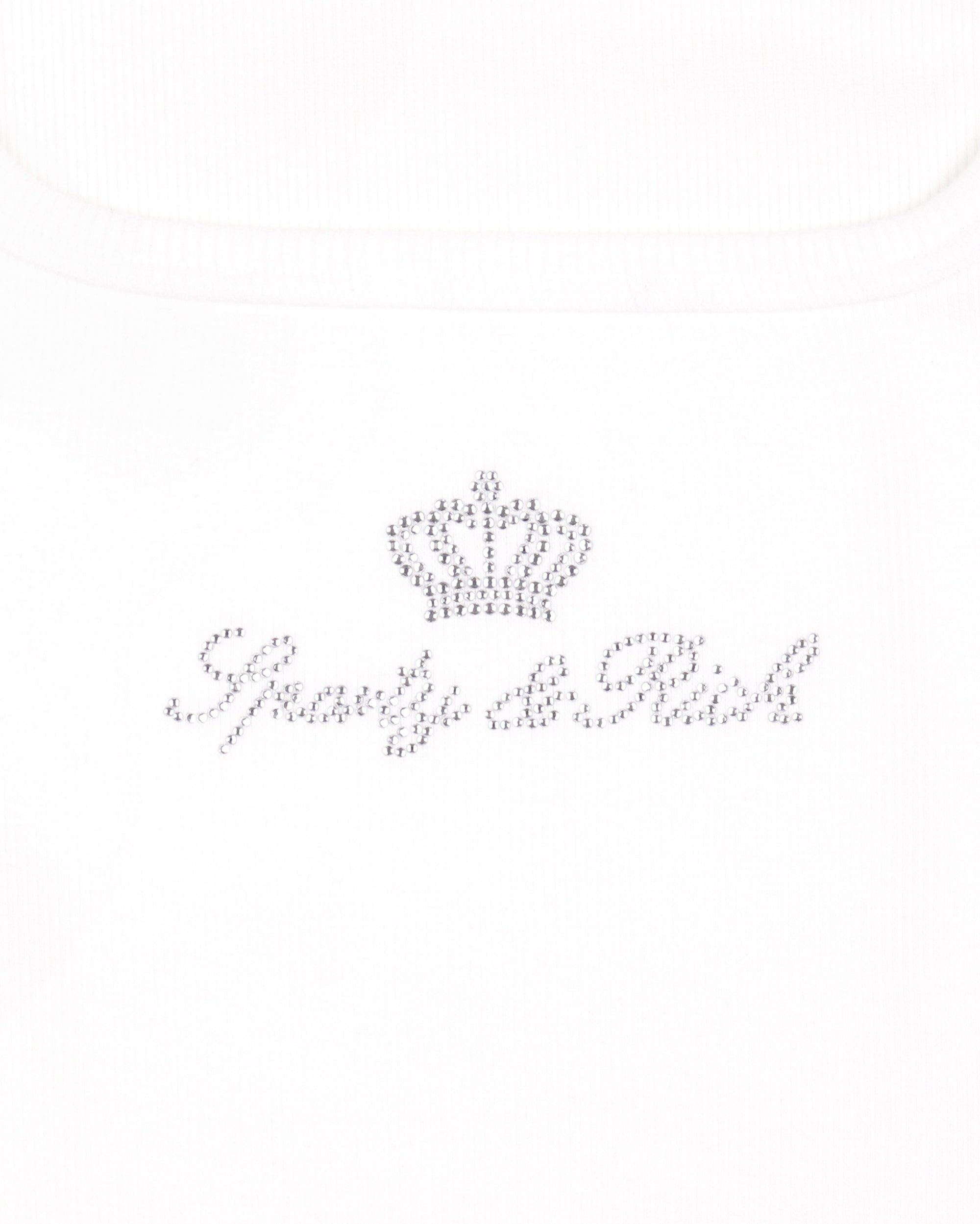 Débardeur côtelé Juicy Crown - Blanc