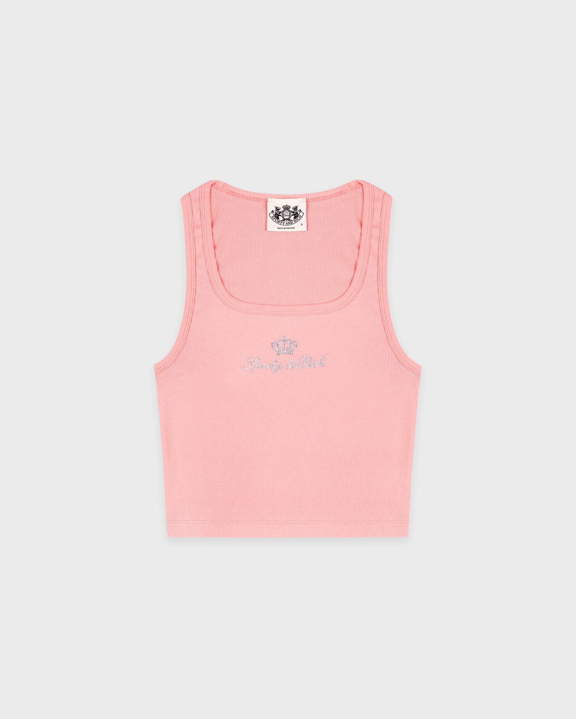 Débardeur côtelé « Juicy Crown » - Rose