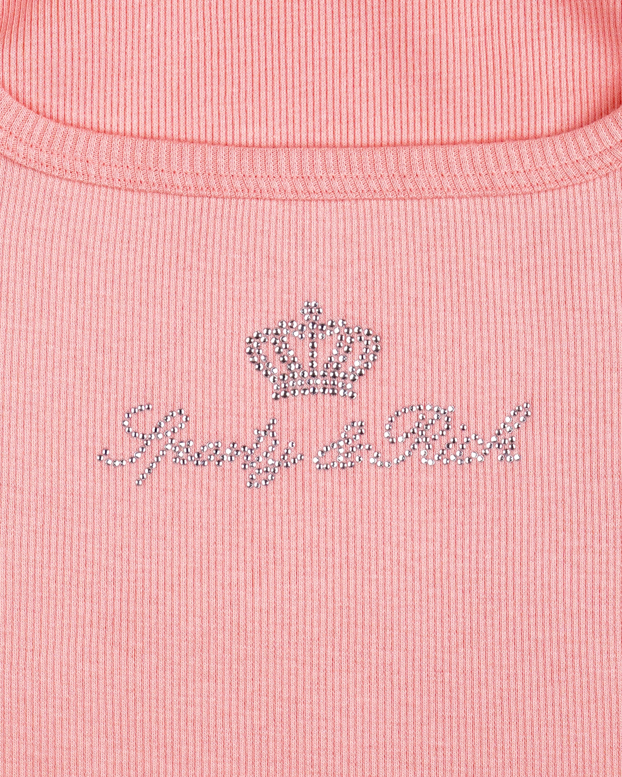 Débardeur côtelé « Juicy Crown » - Rose