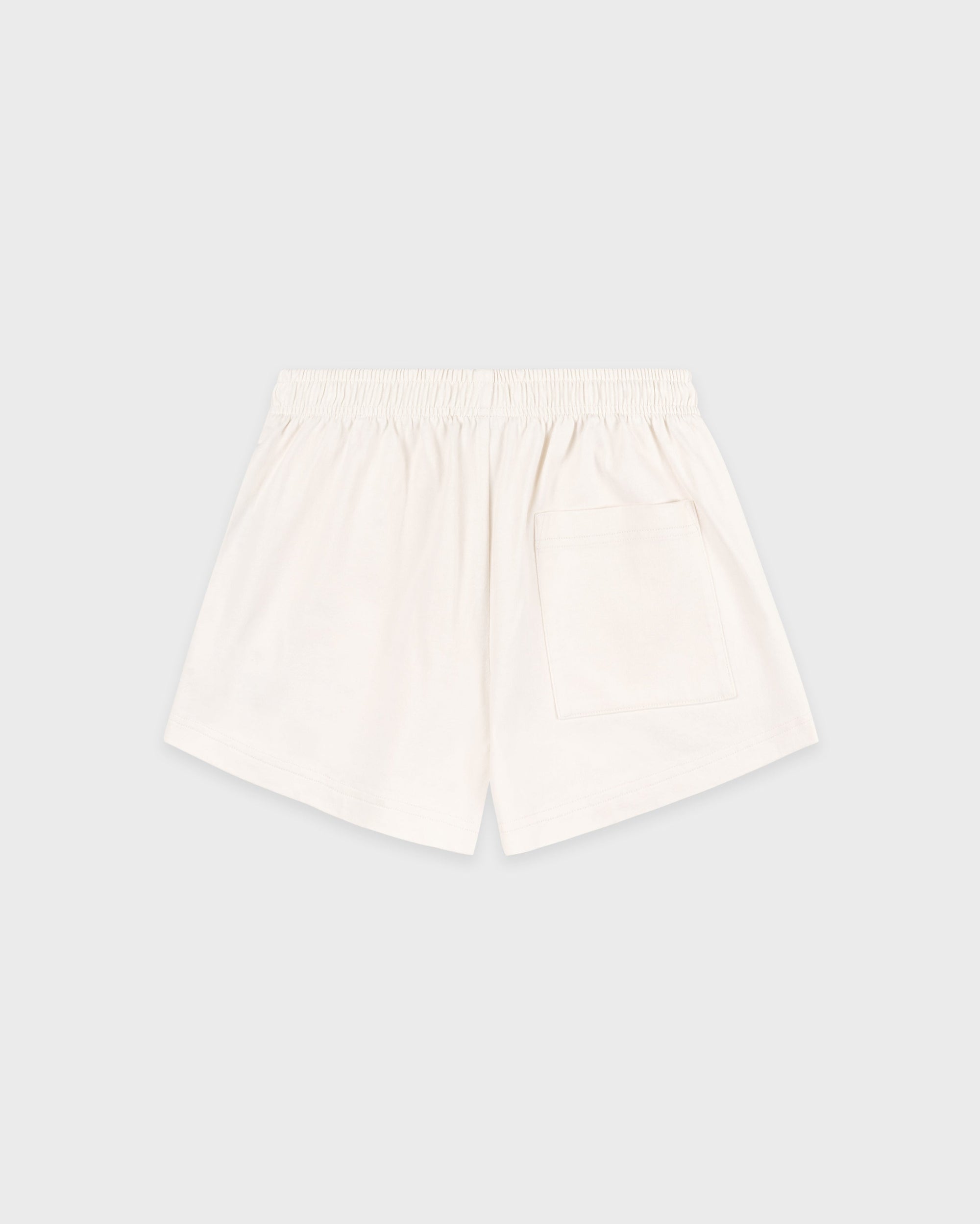 Short disco brodé SR Sport - Écru