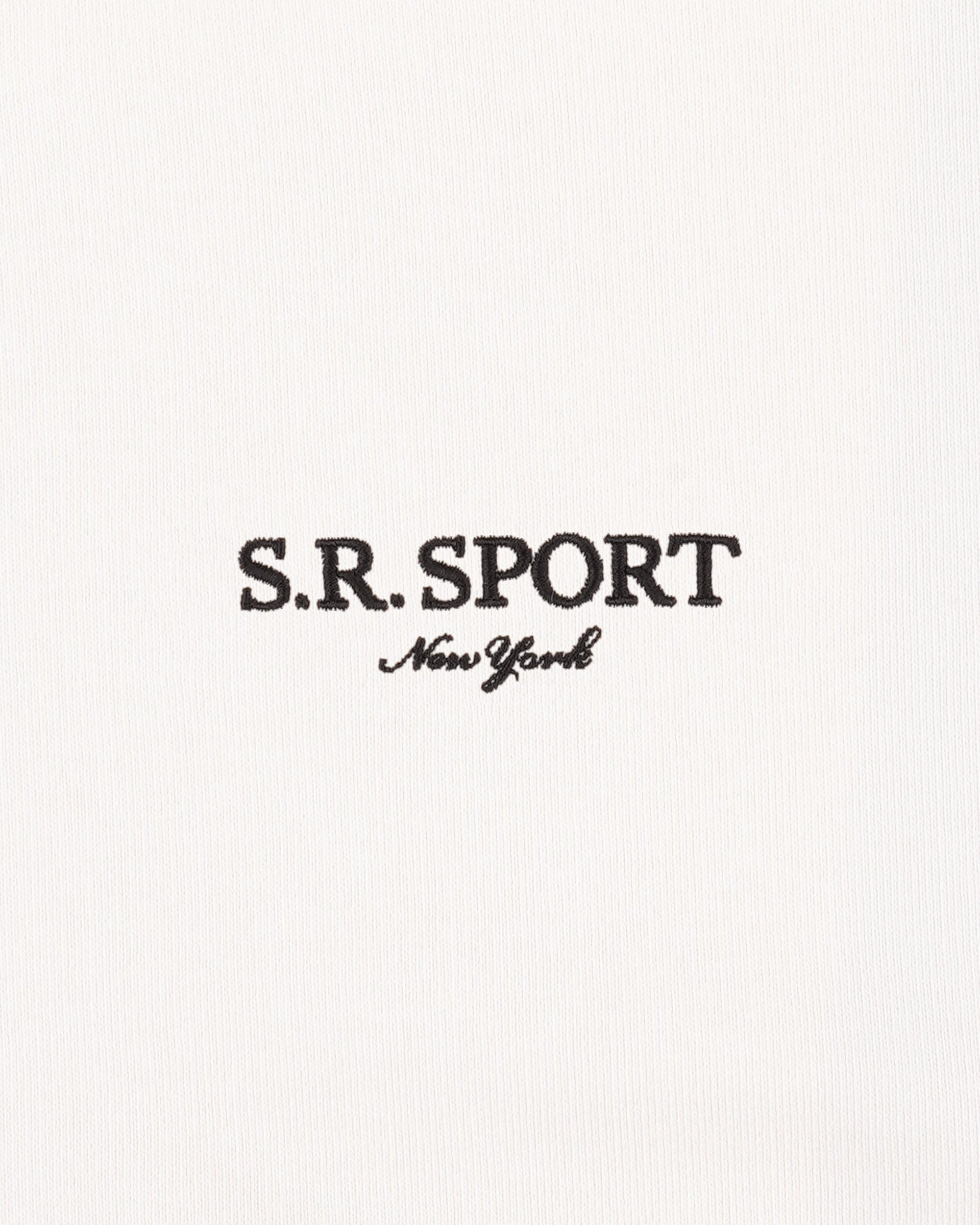 Short disco brodé SR Sport - Écru