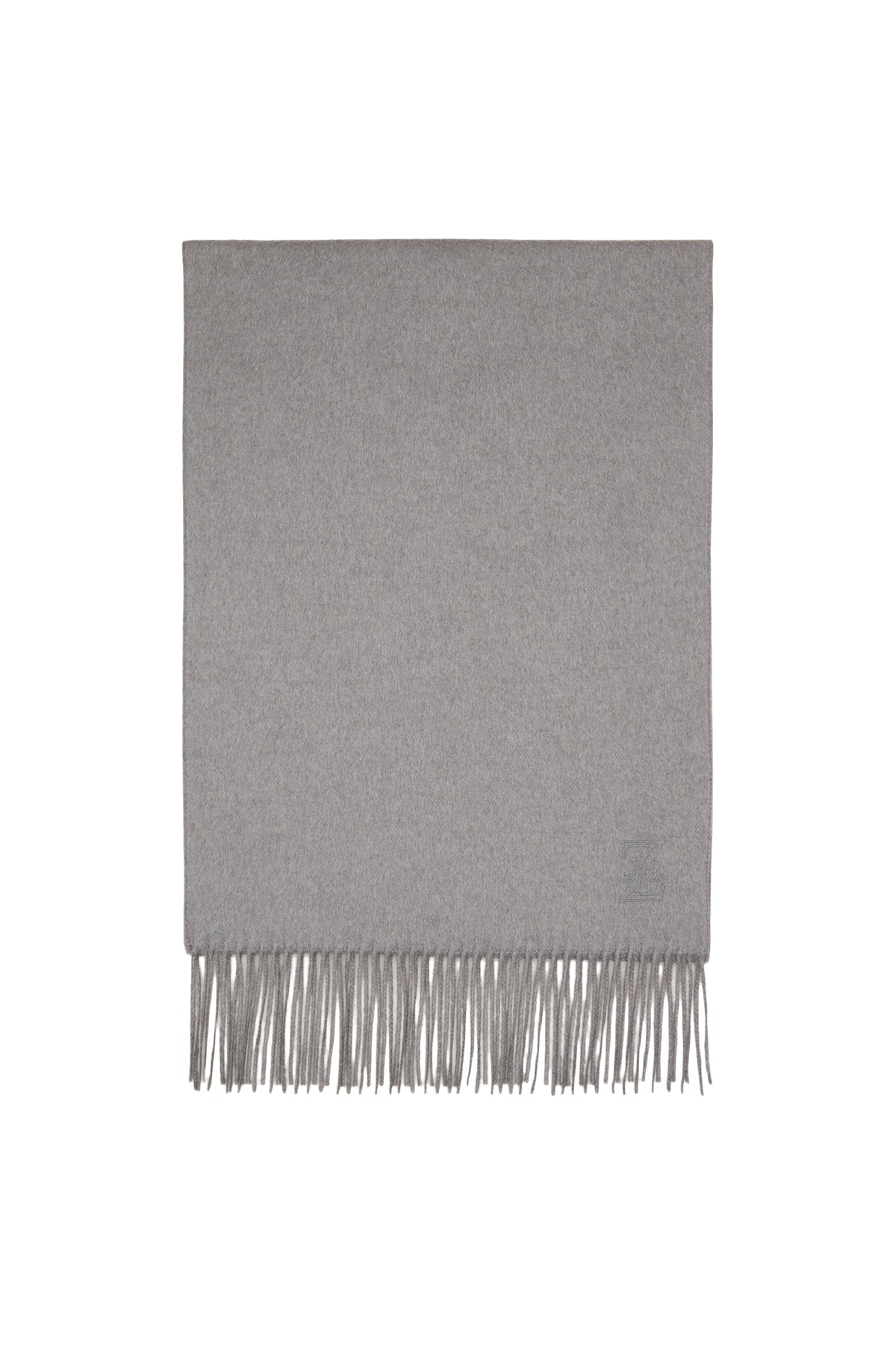 Silk and cashmere scarf - Soft Grey