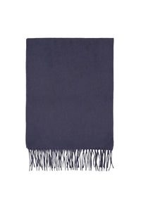Écharpe à franges en cachemire - Blue Navy