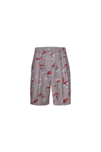 Short de survêtement en lin - PALE CAMEL