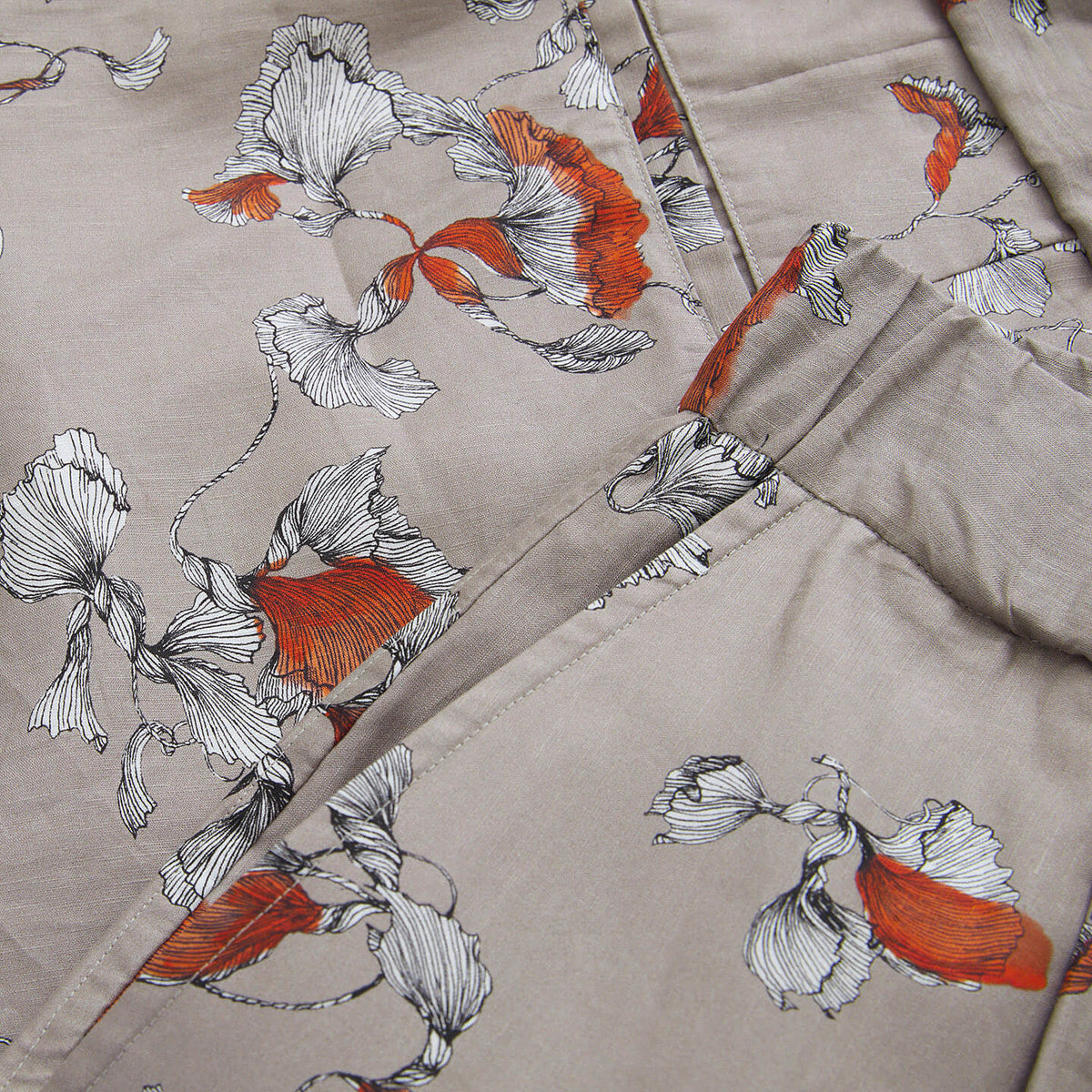 Short de survêtement en lin - PALE CAMEL