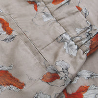 Short de survêtement en lin - PALE CAMEL