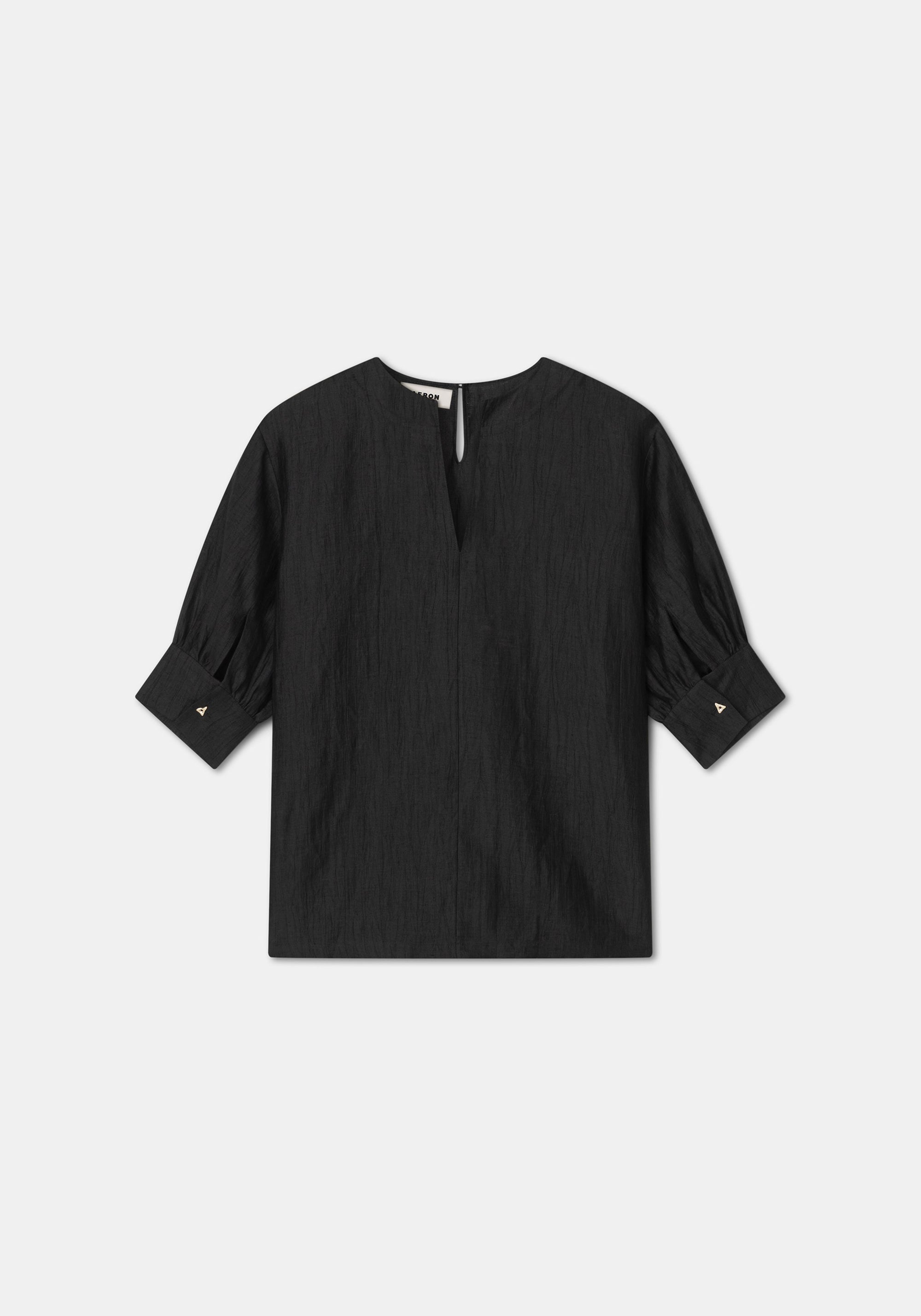 Blouse Stacy en lin - Black