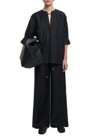 Blouse Stacy en lin - Black