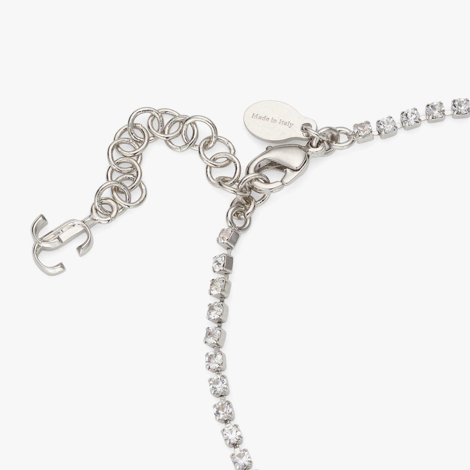 Bracelet Star en laiton à cristaux - Silver & Crystal