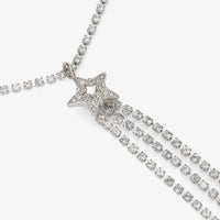 Bracelet Star en laiton à cristaux - Silver & Crystal