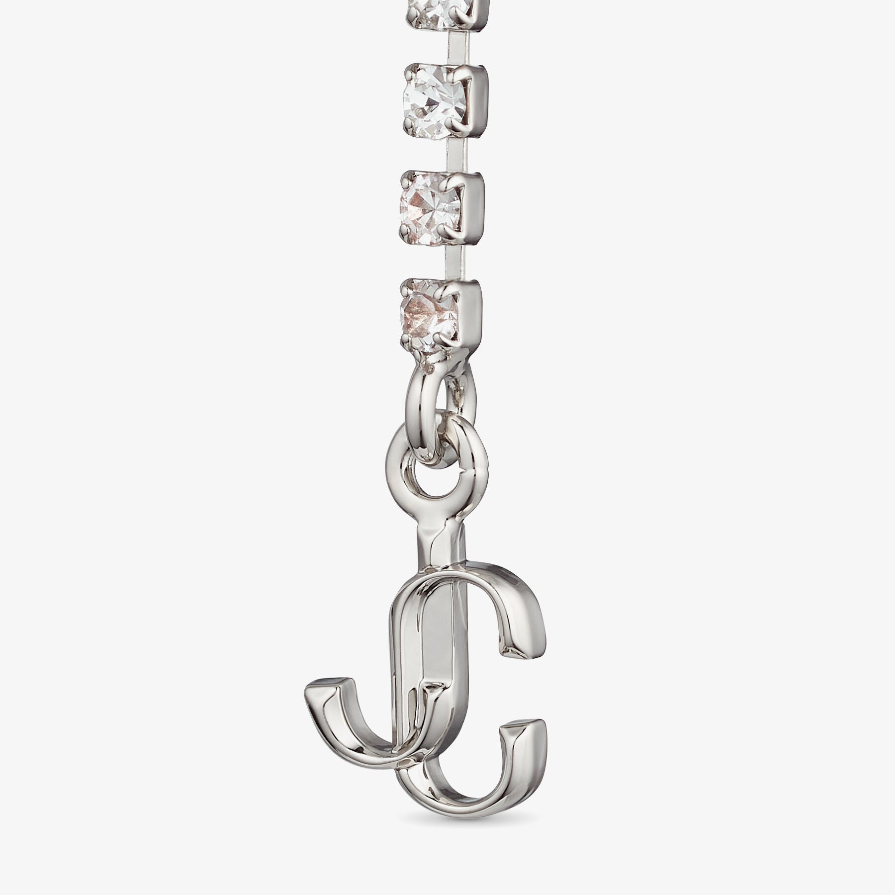 ZNO STOCK 0 / Reco 80 SILVER/CRYSTAL Earrings STAR FRINGE EARRINGS