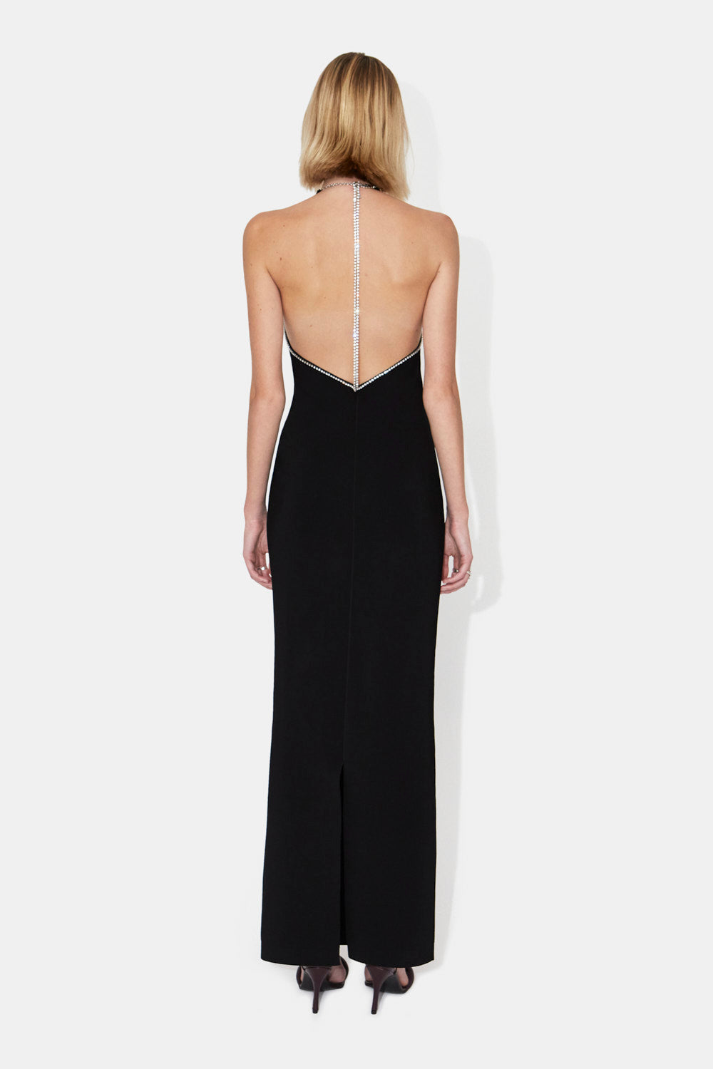 Stella Crystal Dress - Black