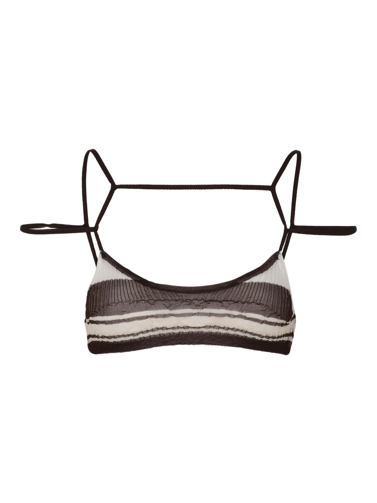 35€ / 0 sold //5 QTY / ST0%   Brassière plissée Sognu - Multi Brown