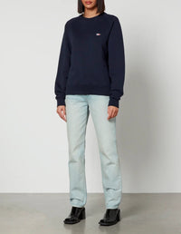 Sweatshirt à col rond et manches longues - Navy