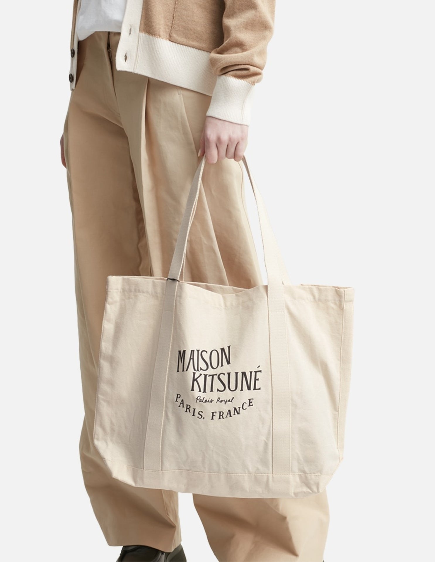Sac cabas Palais Royal en toile - Ecru
