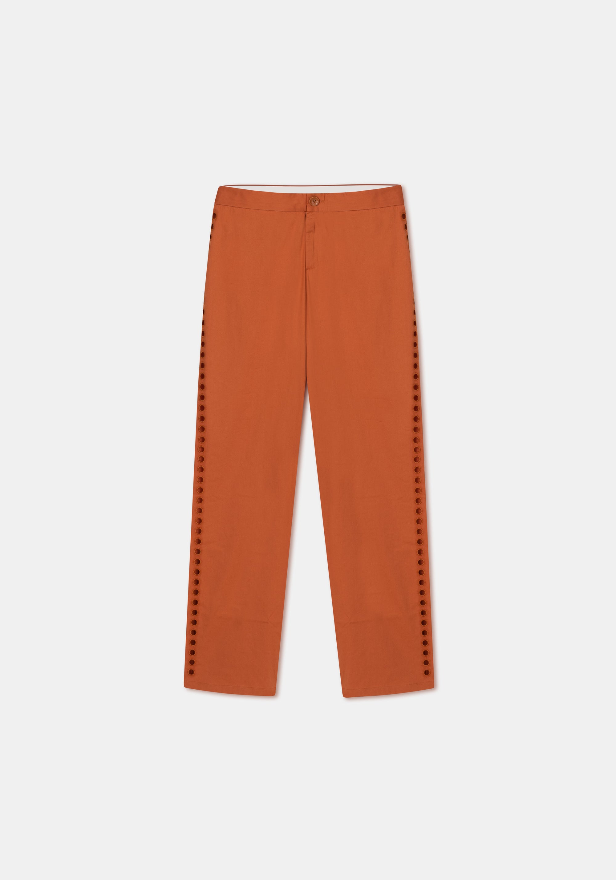 Pantalon Strato à motif brodé - Brick