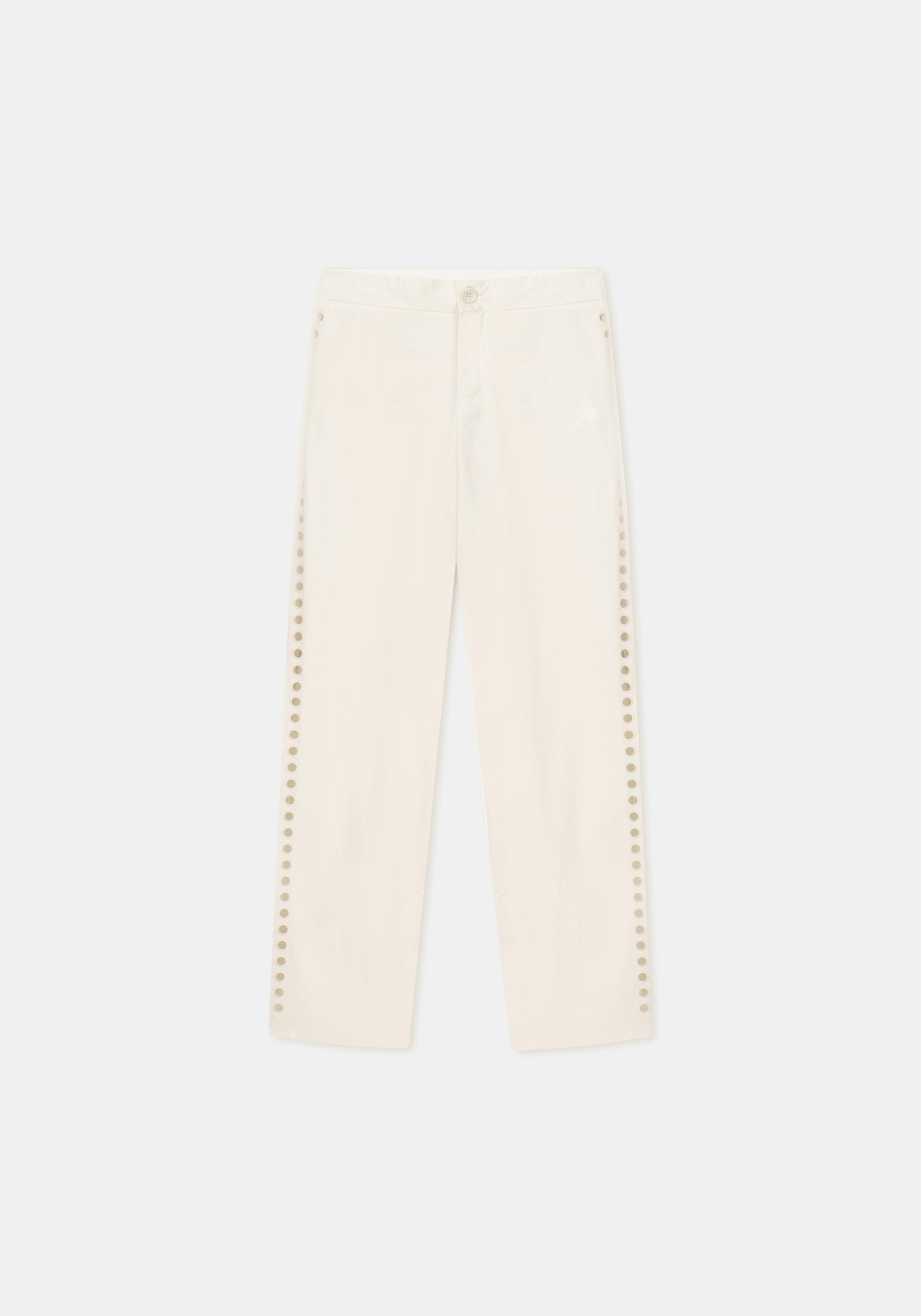Pantalon droit Strato - Off White