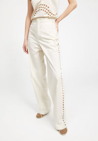 Pantalon droit Strato - Off White