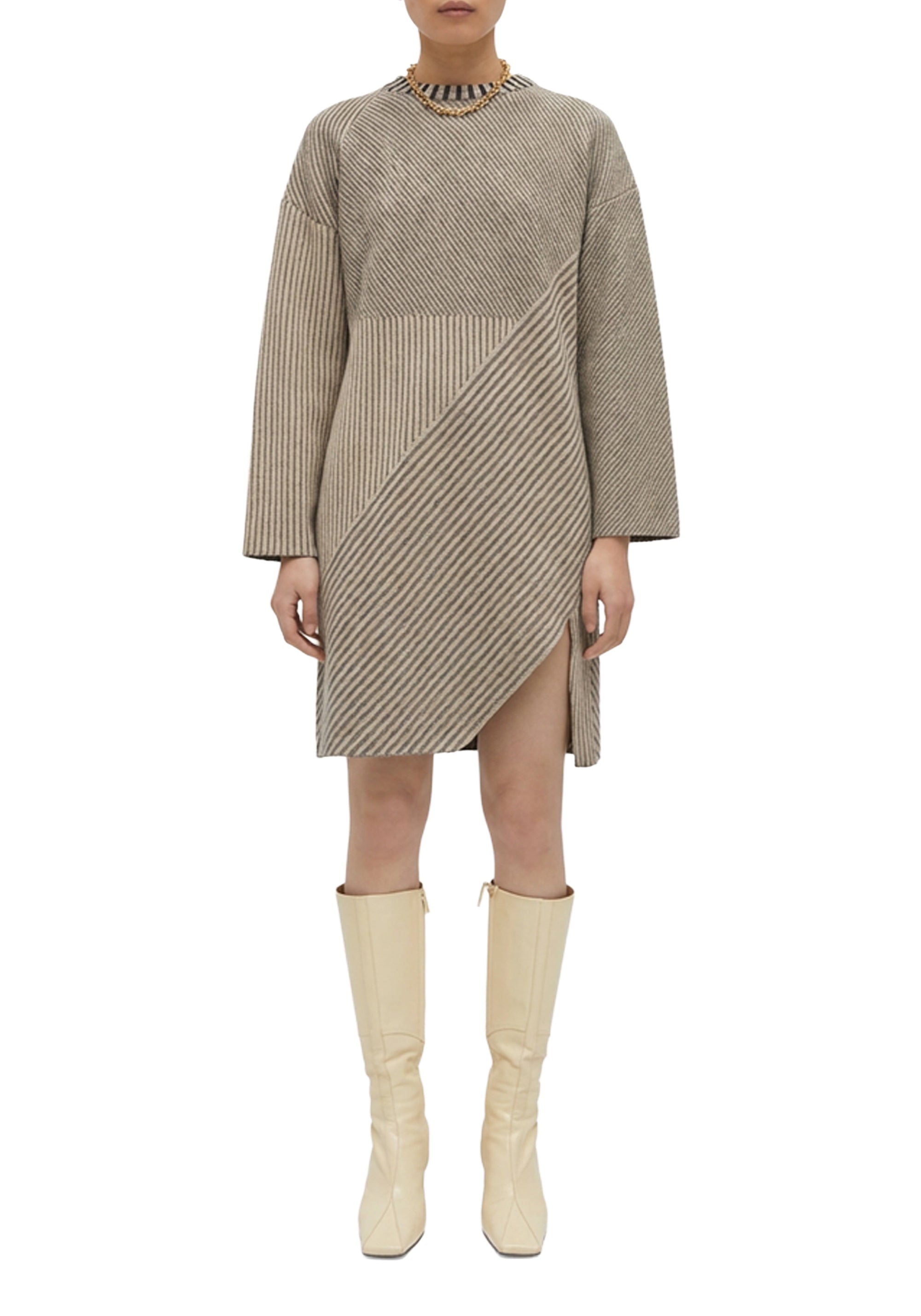 Robe courte Studio asymétrique - Cinnamon