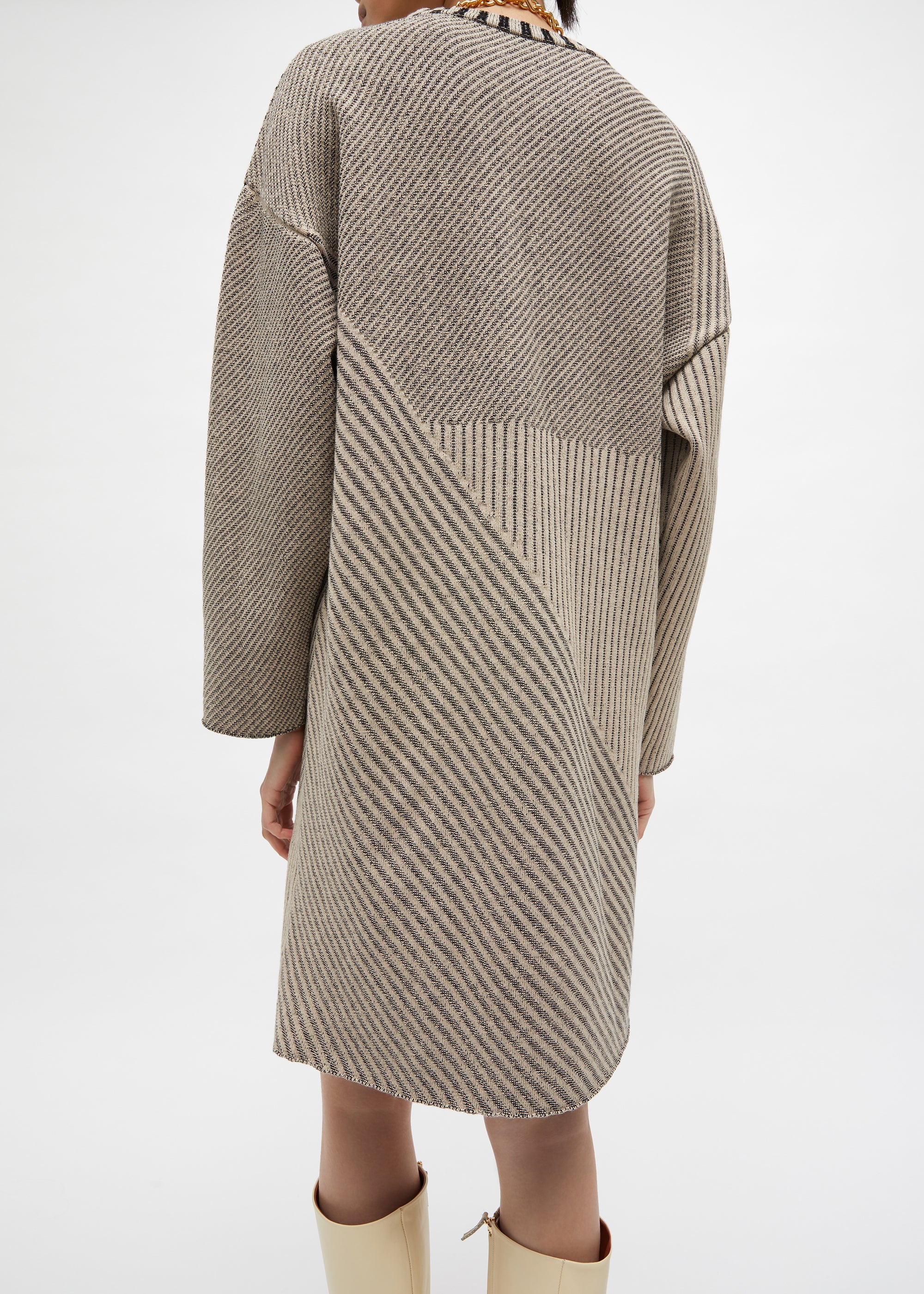 Robe courte Studio asymétrique - Cinnamon
