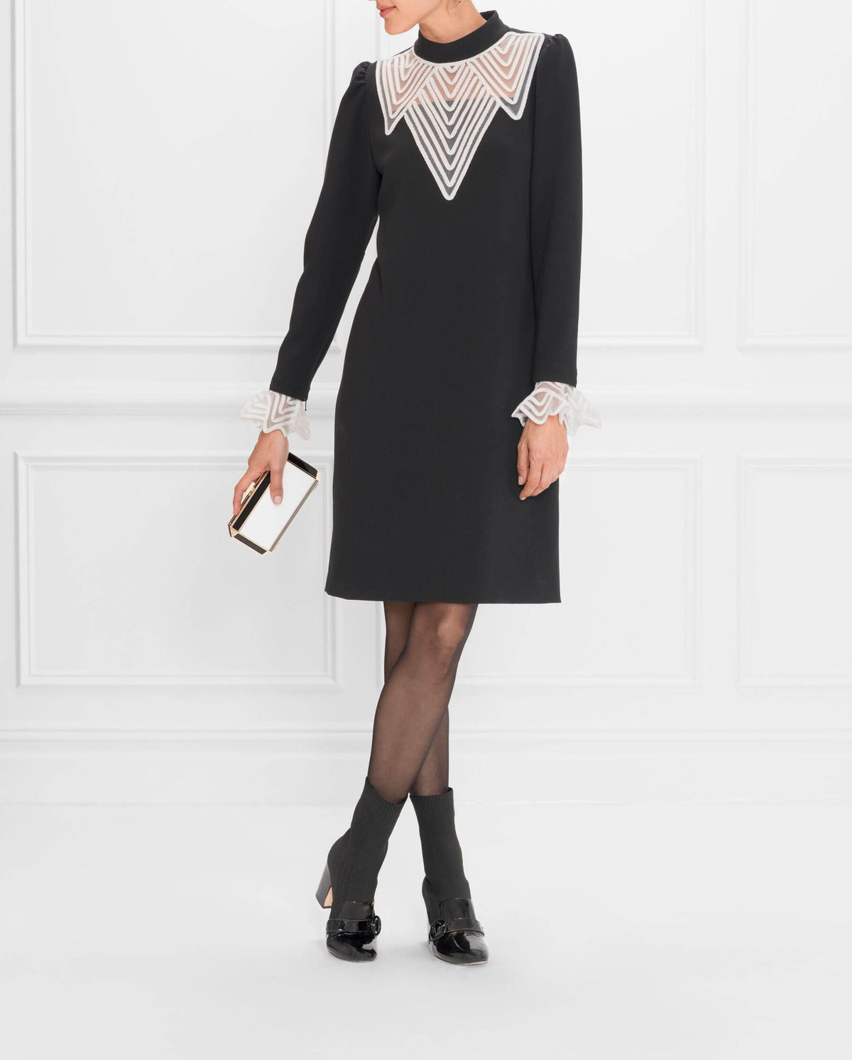 Robe Suave à manches longues - Black & White