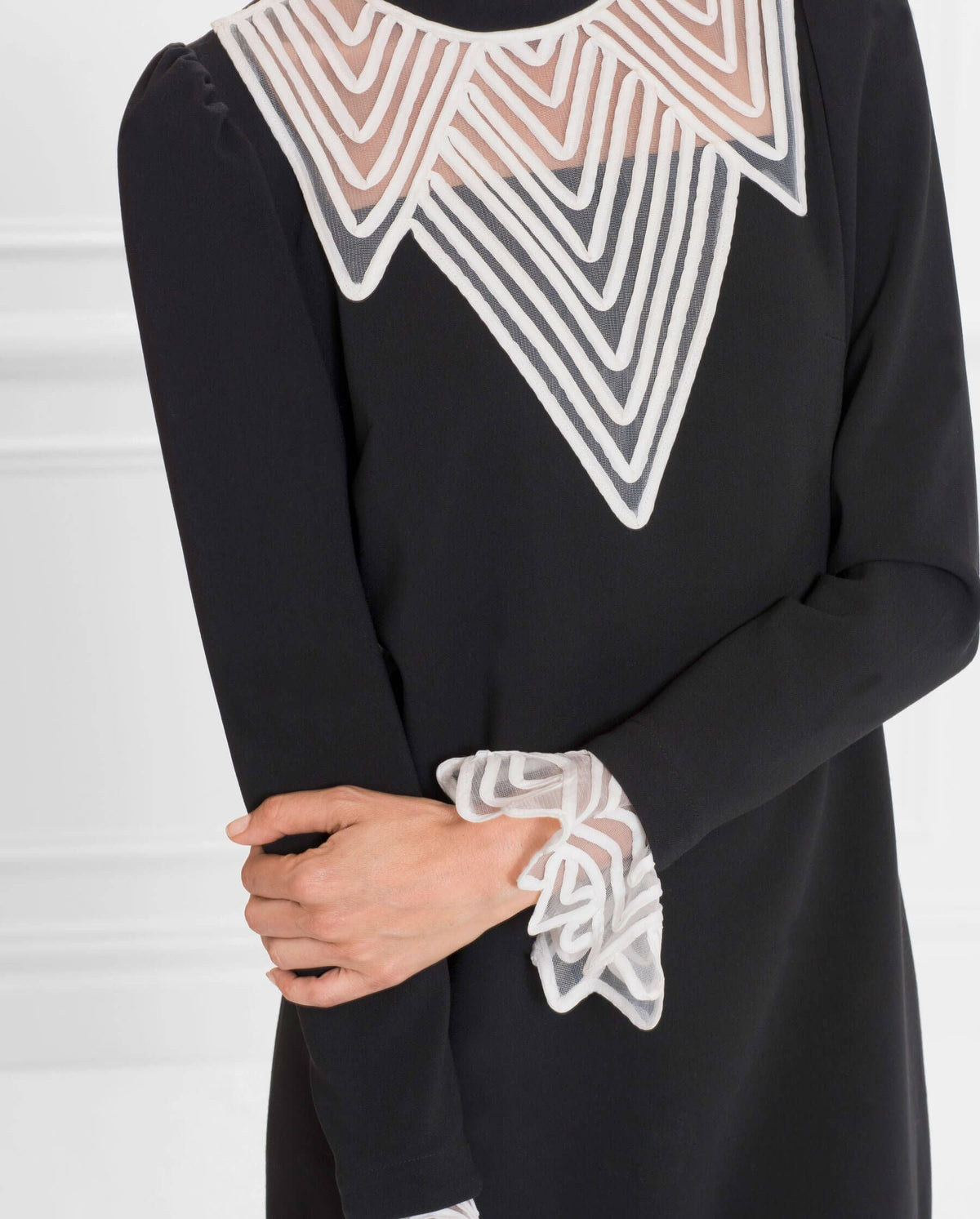 Robe Suave à manches longues - Black & White