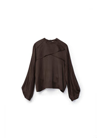 Blouse Summer à manches longues - Chocolate