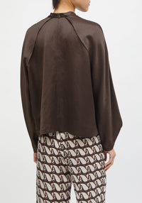 Blouse Summer à manches longues - Chocolate