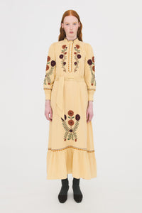 Robe longue Sun - Beige