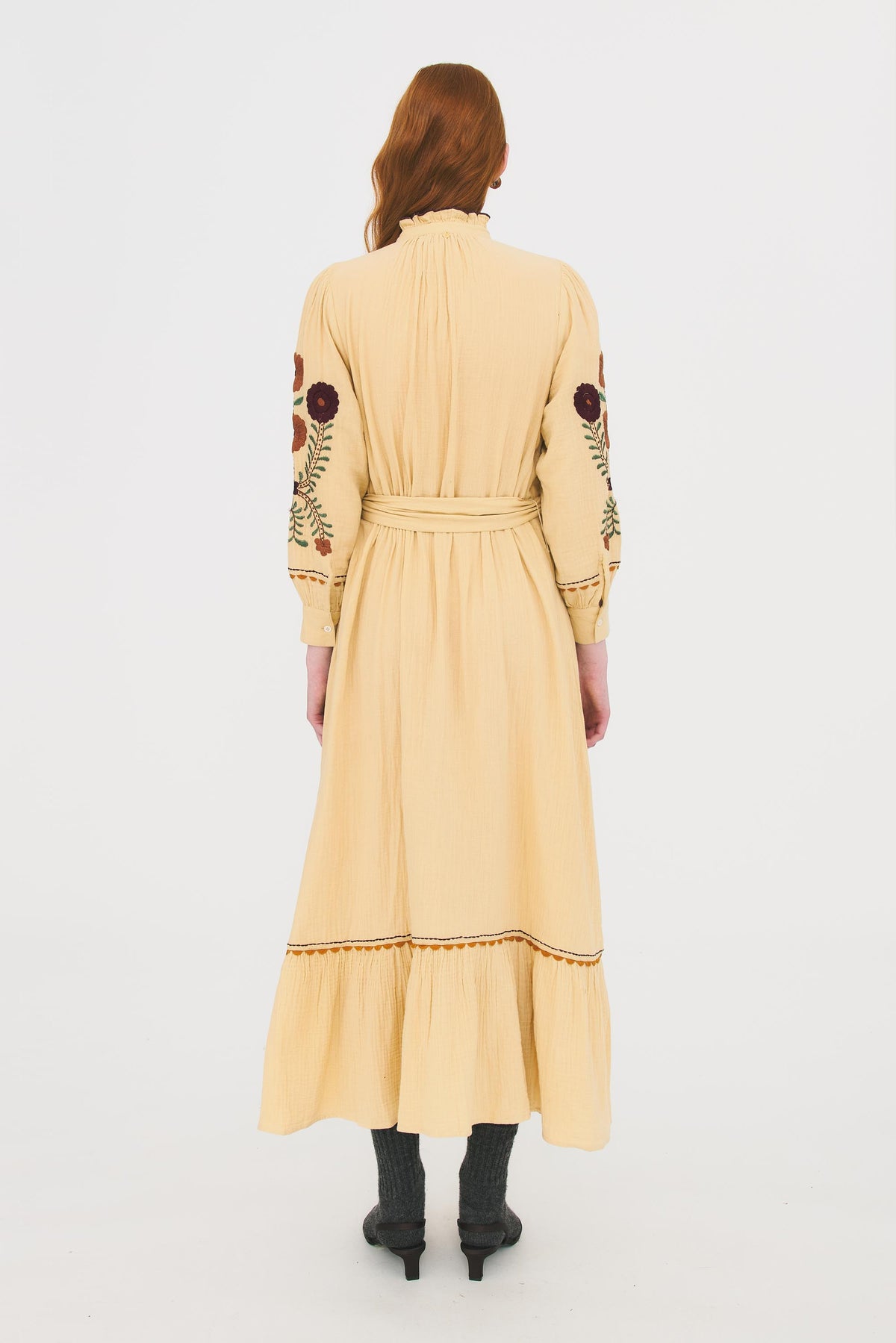 Robe longue Sun - Beige