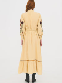 Robe longue Sun - Beige